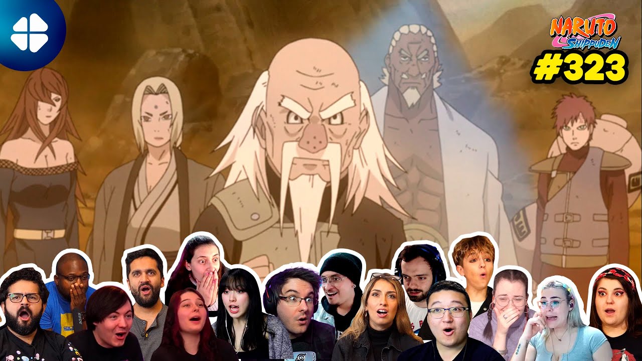 The Five Kage Assemble | Shippuden 323 Reaction Mashup