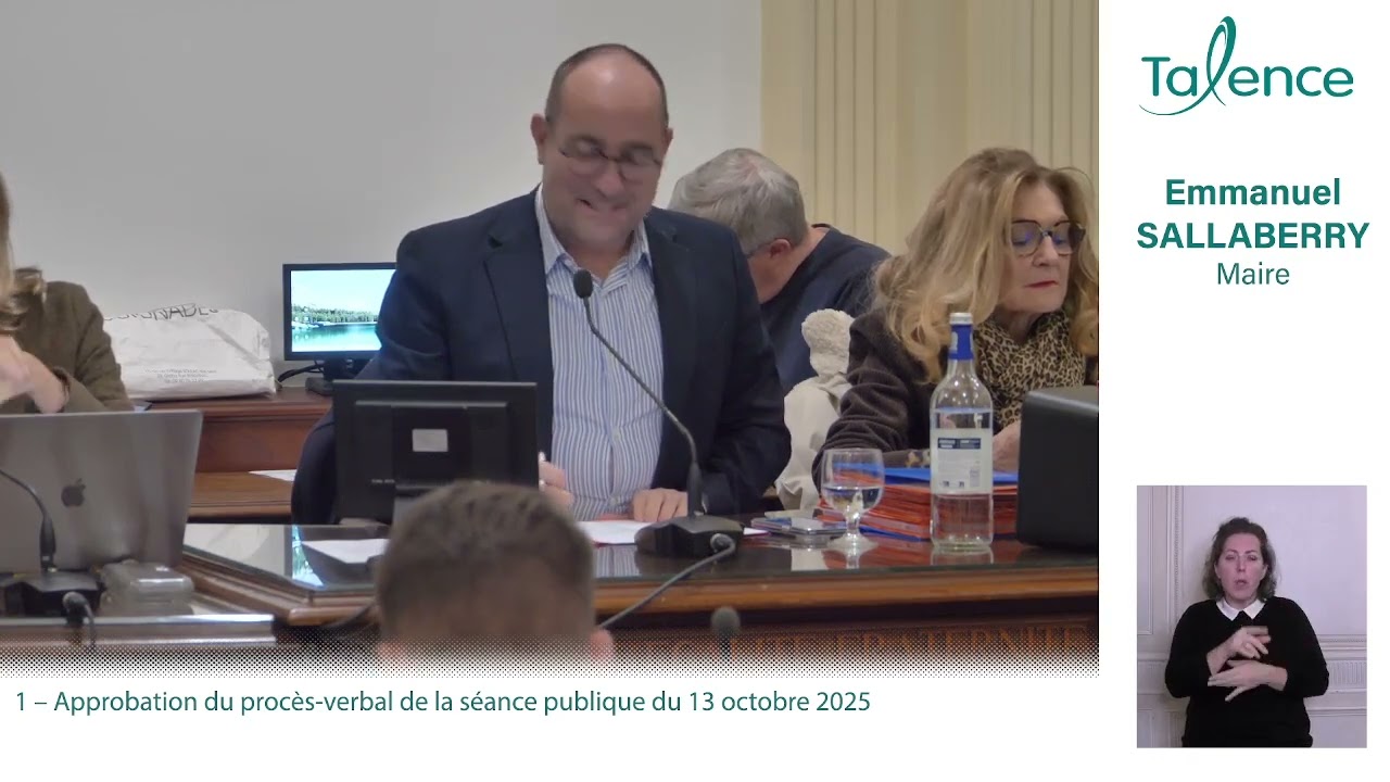 CONSEIL MUNICIPAL DU 15 DECEMBRE 2025