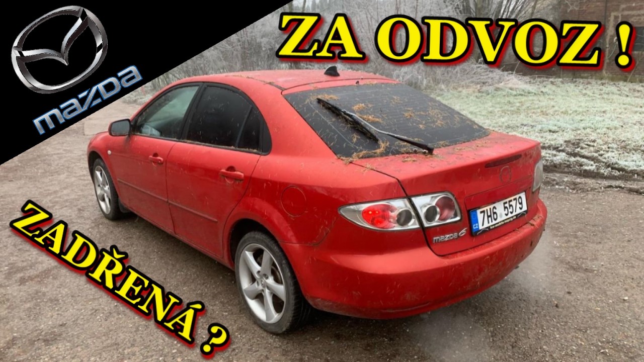 NEPOJÍZDNÁ MAZDA 6 ZA ODVOZ 💀🚗 JE PO NÍ ?