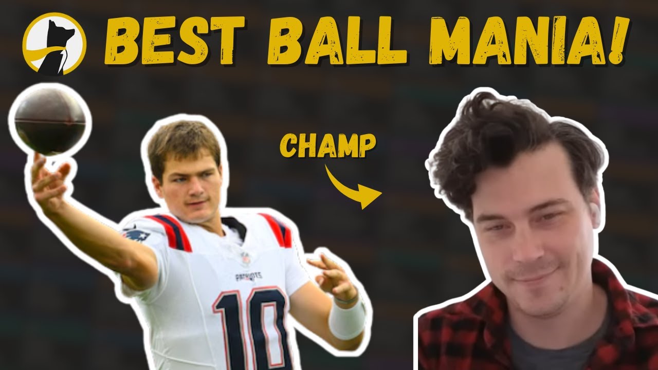 Best Ball Mania Champion Pat Kerrane Joins For A Draft