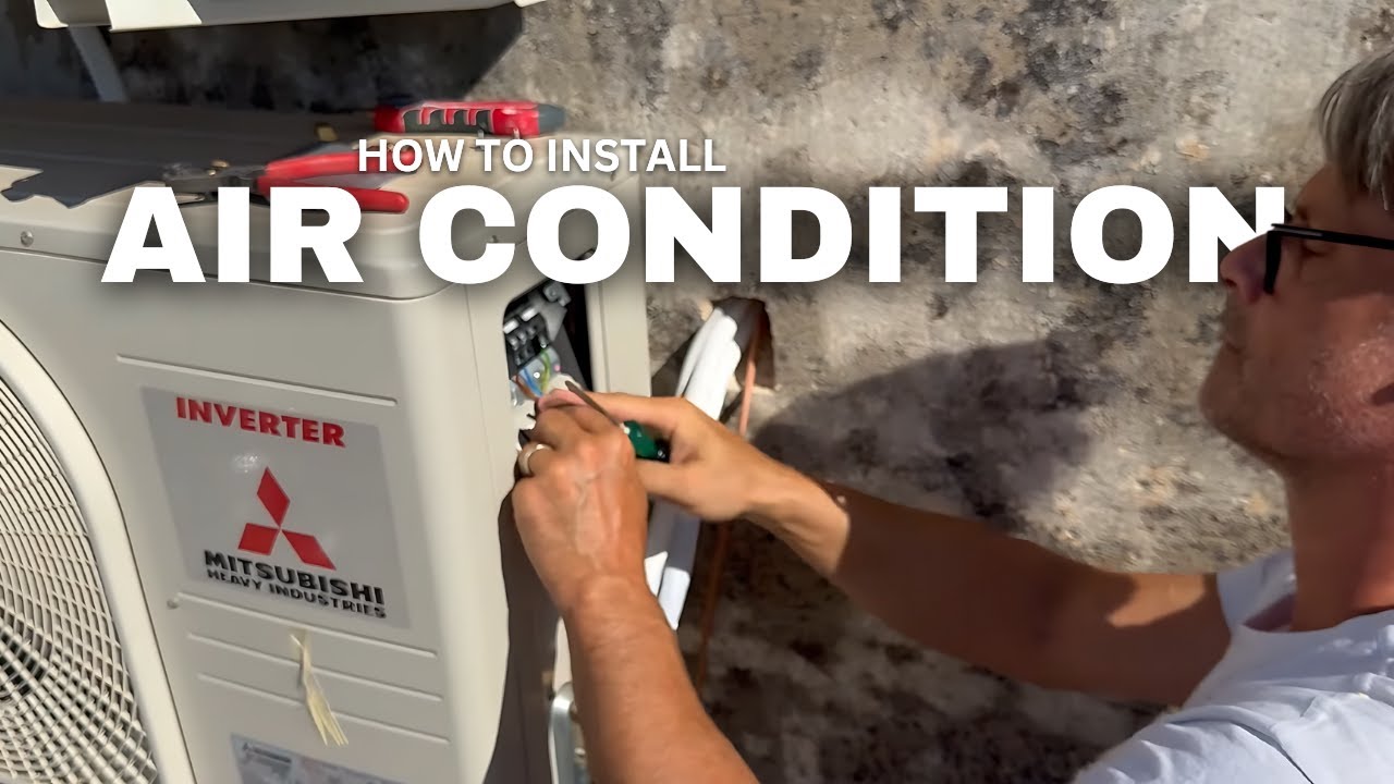 How To Install Your Own Mitsubishi AC Unit - SRK series