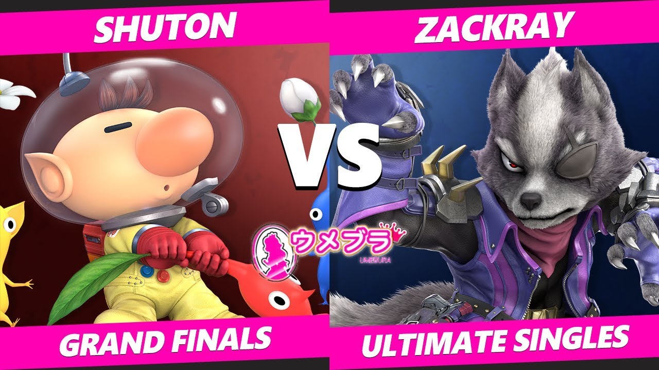 Japan Smash Ultimate Tournament - SST | Shuton (Olimer) Vs. GW | Zackray (Wolf) Umebura SP2 SSBU GF