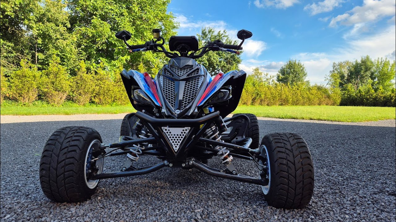 Custom QUAD 200+ 🔥🔥🔥 BMW   M - 1000 RR in Yamaha Raptor 🚀