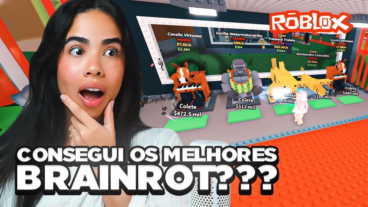 MEU PRIMEIRO DIA JOGANDO BRAINROT E J&Aacute; ESTOU MILION&Aacute;RIA