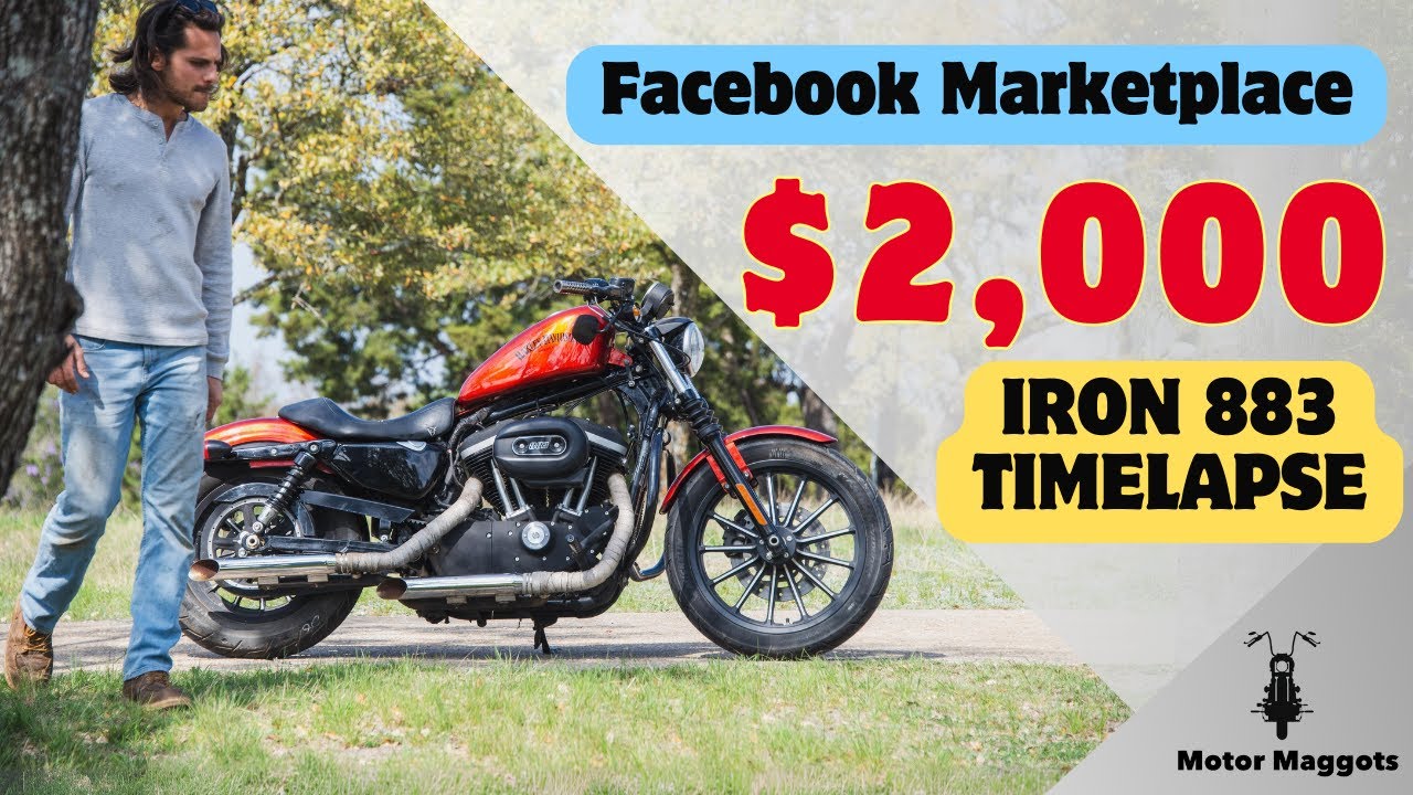 Harley Davidson Iron 883 Facebook Marketplace Build Timelapse