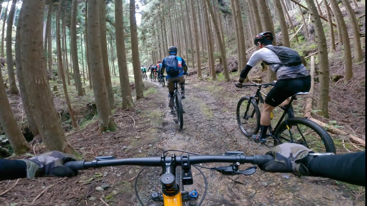 マウンテンバイク初心者が京都トレイル Mountain bike beginners ride Kyoto's satoyama on a beginner's tour