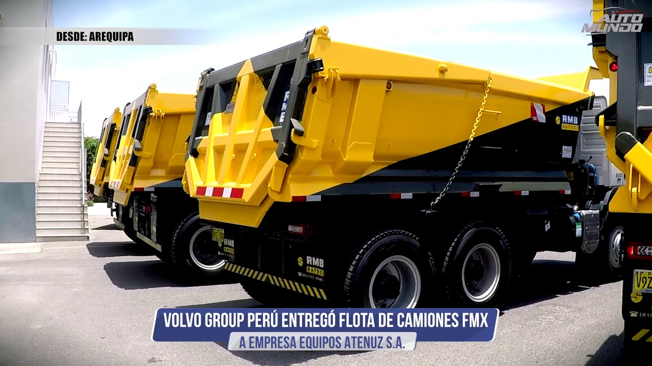 Volvo Group entrega flota a Equipos Atenuz S.A.