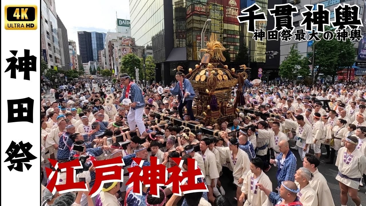 【神田祭2025】神田祭最大！江戸神社の千貫神輿渡御　～午後の部～