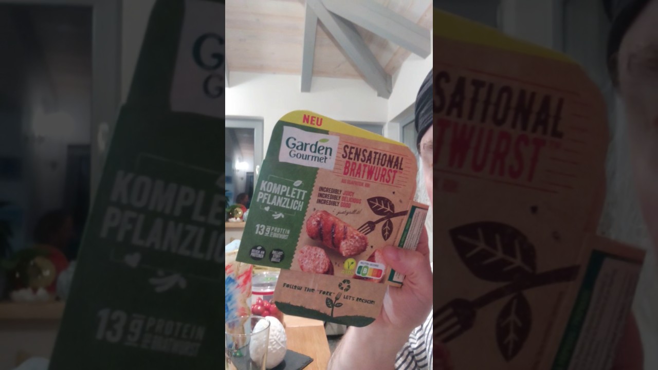 Wie schmeckt die grobe vegane Bratwurst von Garden Gourmet? 