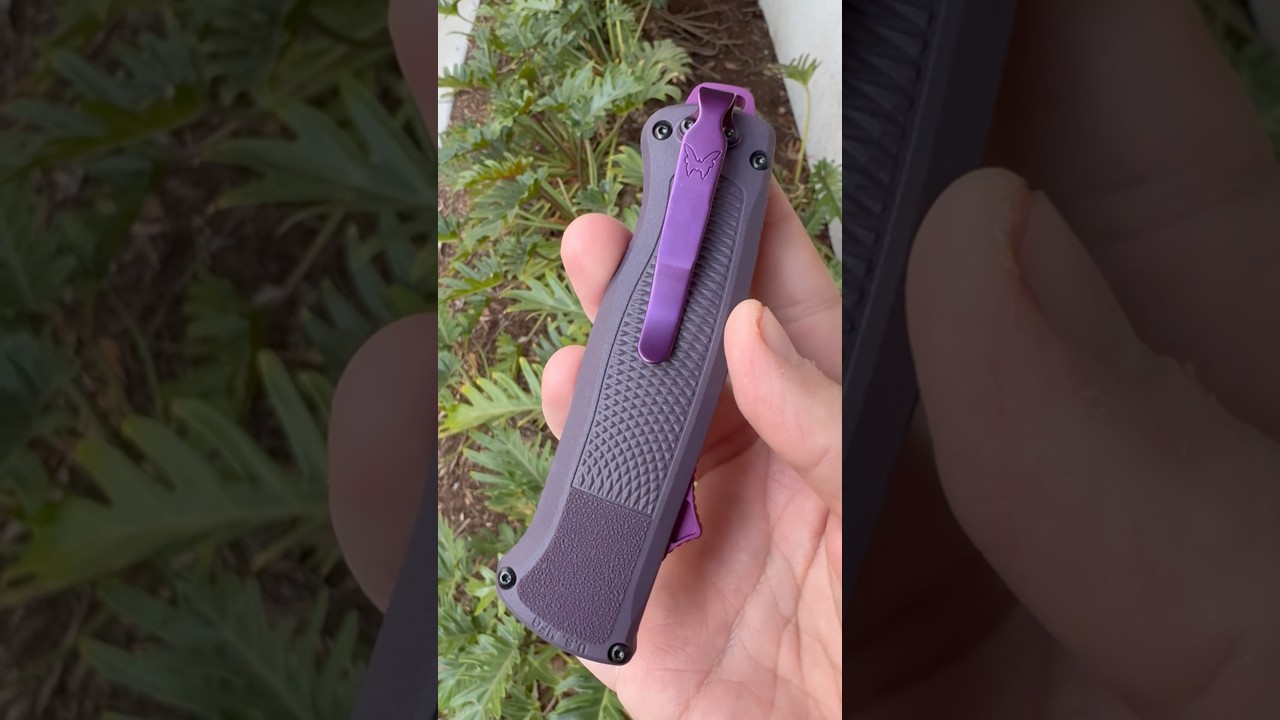 Benchmade Shootout OTF | Dark Purple 