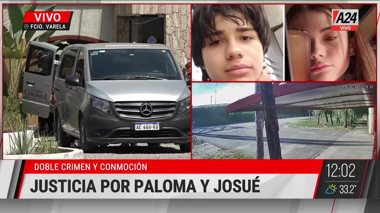🚨 DOBLE CRIMEN DE FLORENCIO VARELA: PARTE EL CORTEJO FÚNEBRE DE JOSUÉ