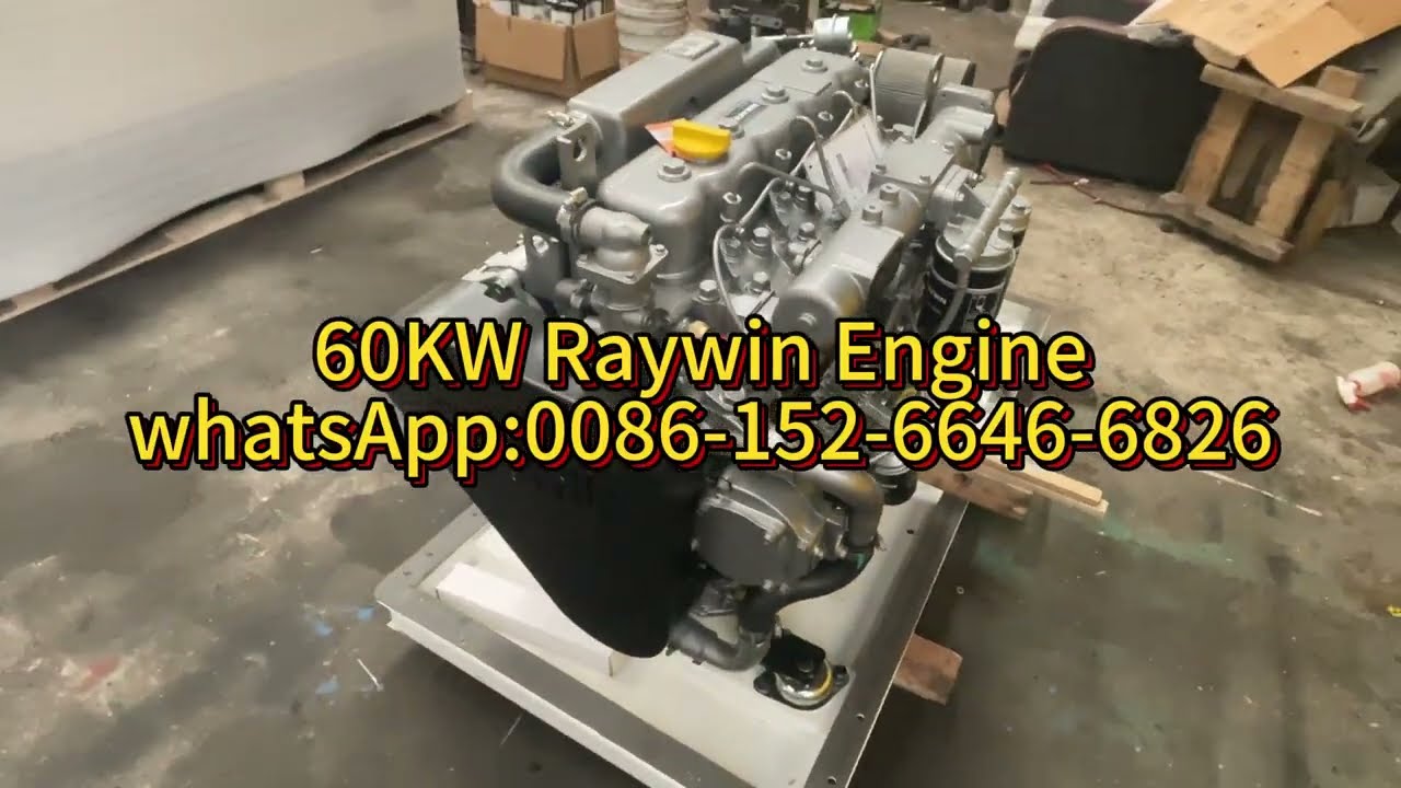 60KW Raywin Diesel Engine  Powerhouse Heavy-Duty Construction Farming (0.23g/KWH Fuel Efficiency)