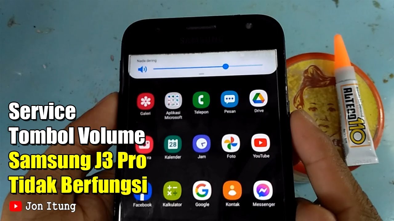 Service Tombol Volume Hp Samsung J3 Pro Yang Tidak Berfungsi