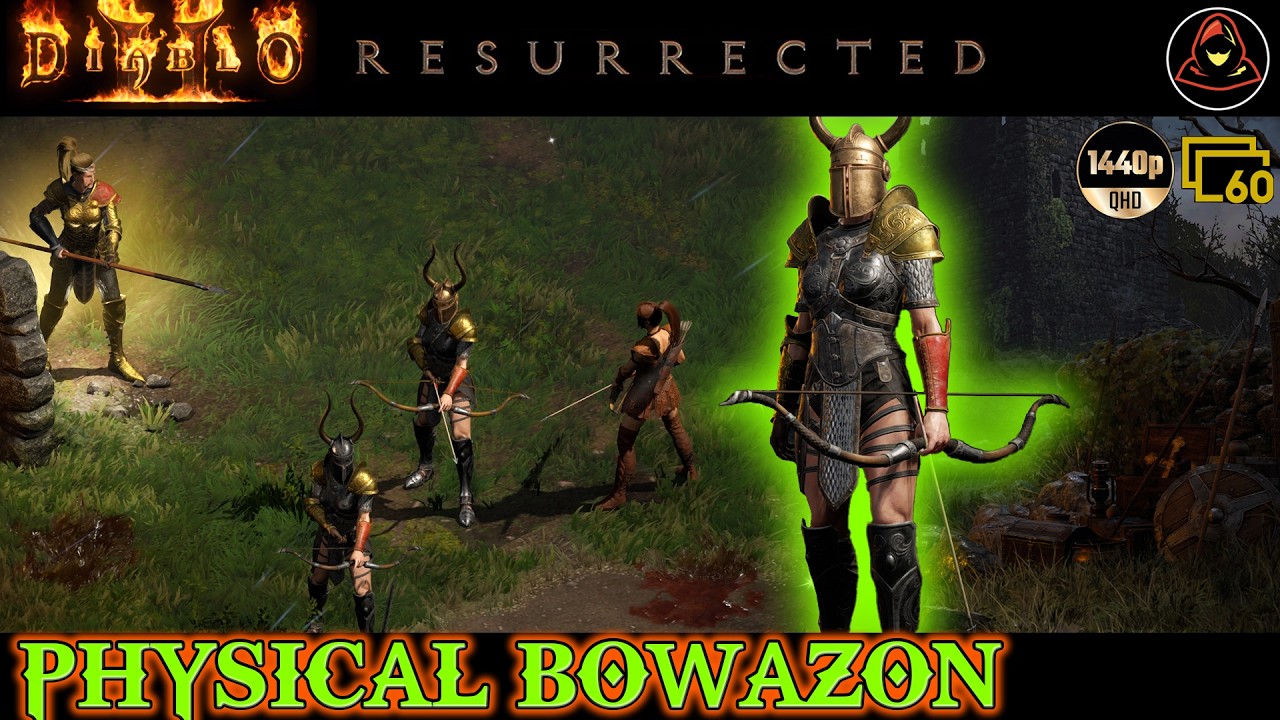 Diablo 2 Resurrected | Physical Bowazon Build Guide (Windforce)