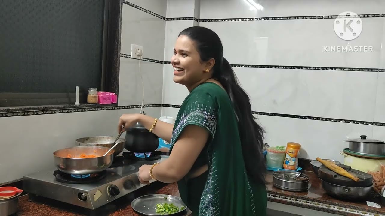 Home minister चा कार्यक्रम 😍 नैवेद्य साठी गाजर हलवा😋😋