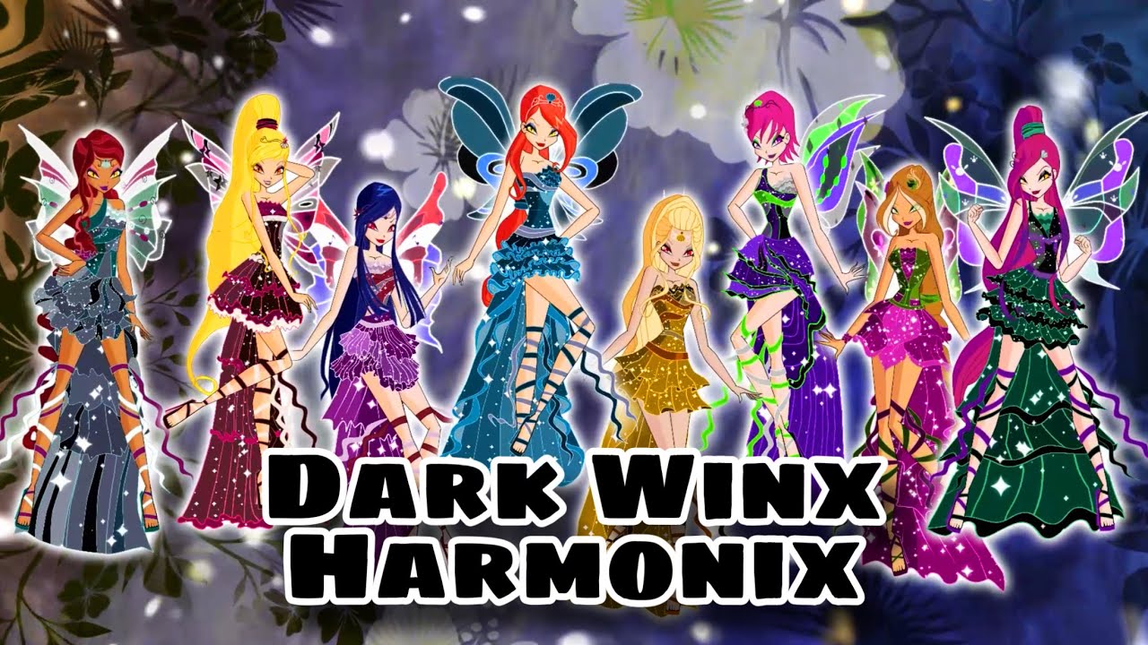 Winx club Dark Harmonix Transformation with Roxy and Daphne Full EXCLUSIVE | Fanmade | Winxclub