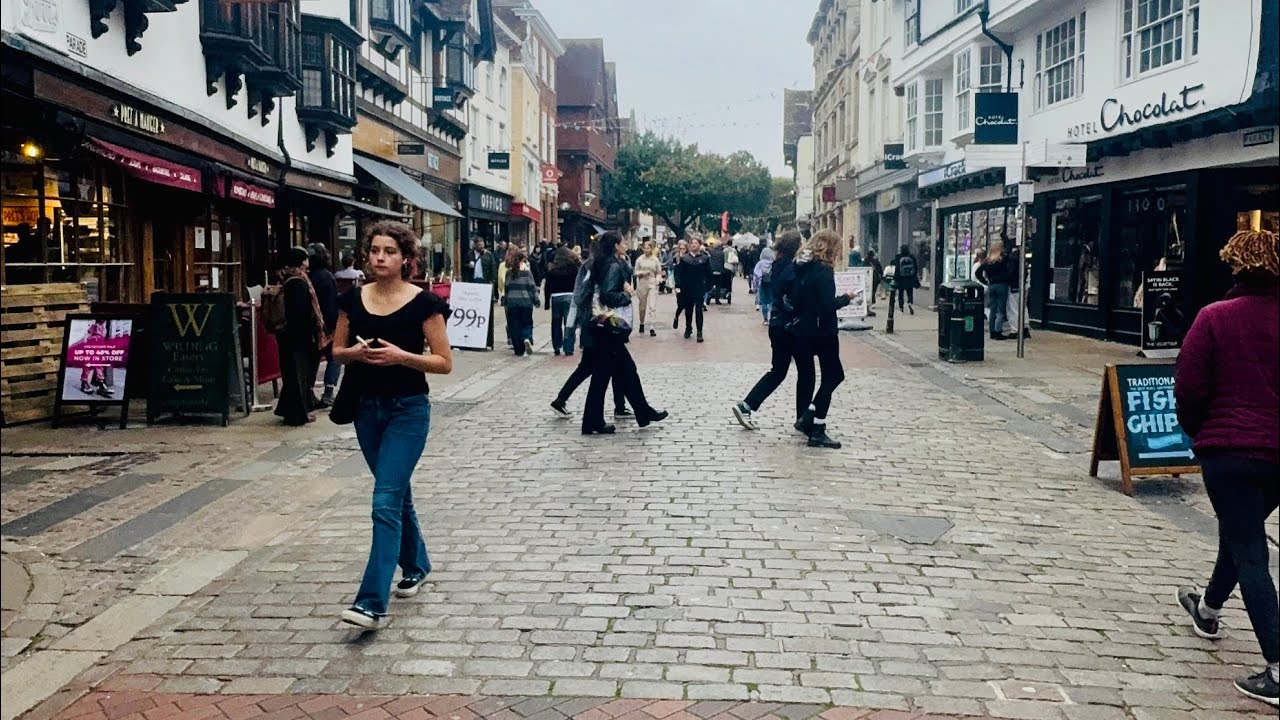 4K Walking Video|| Canterbury UK ||🇬🇧||2024