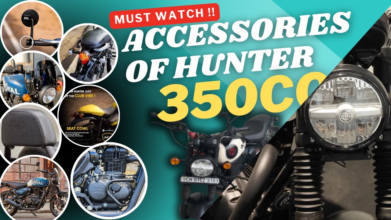"Unlocking the Hunter 350 Tokyo Black 2025: Ultimate Guide to Motorcycle Accessories!"