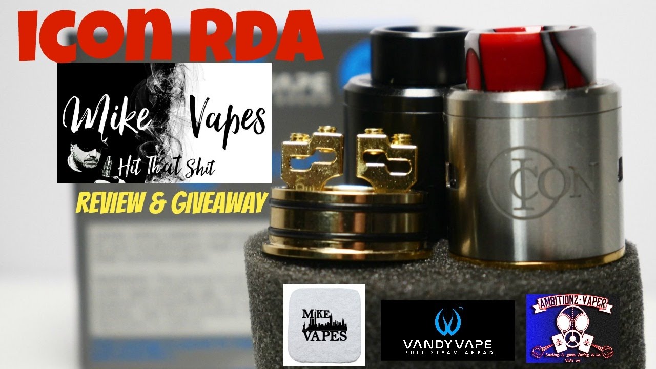 ICON RDA REVIEW & Giveaway(closed) BY Vandy Vape & Mike Vapes