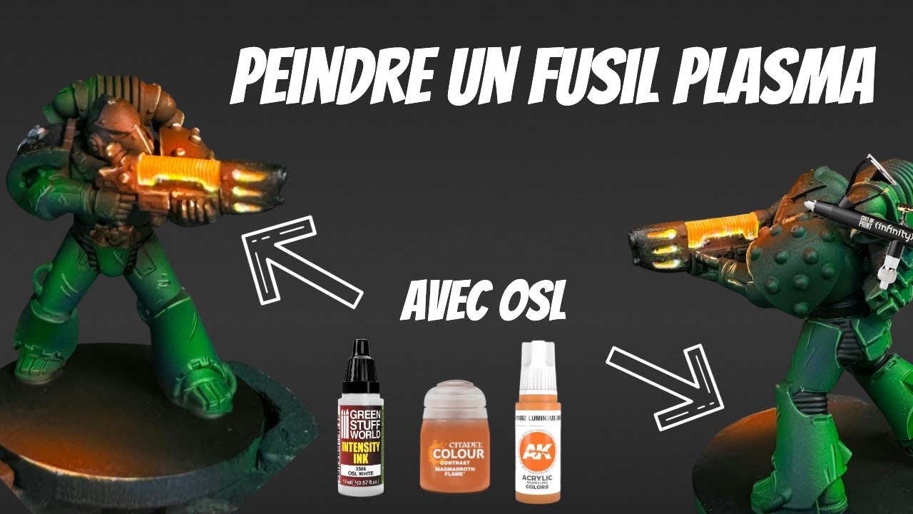 Tuto peinture : peindre un fusil plasma avec osl