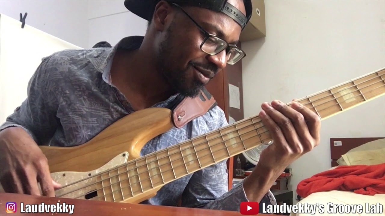 Ghanaian Highlife (Bue Wueni) - Bisa K'dei ft Kumi Guitar & Akwaboah - Bass Cover