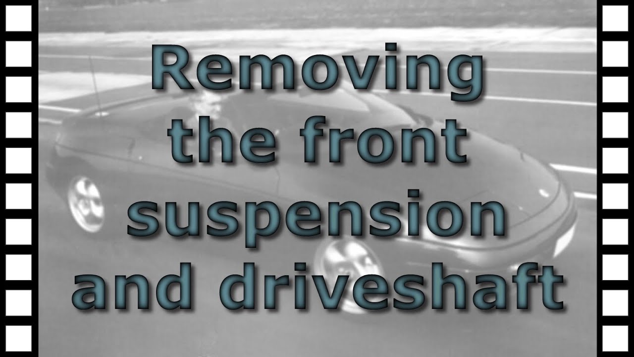 Removing the front suspension and driveshaft on the Lotus Elan M100