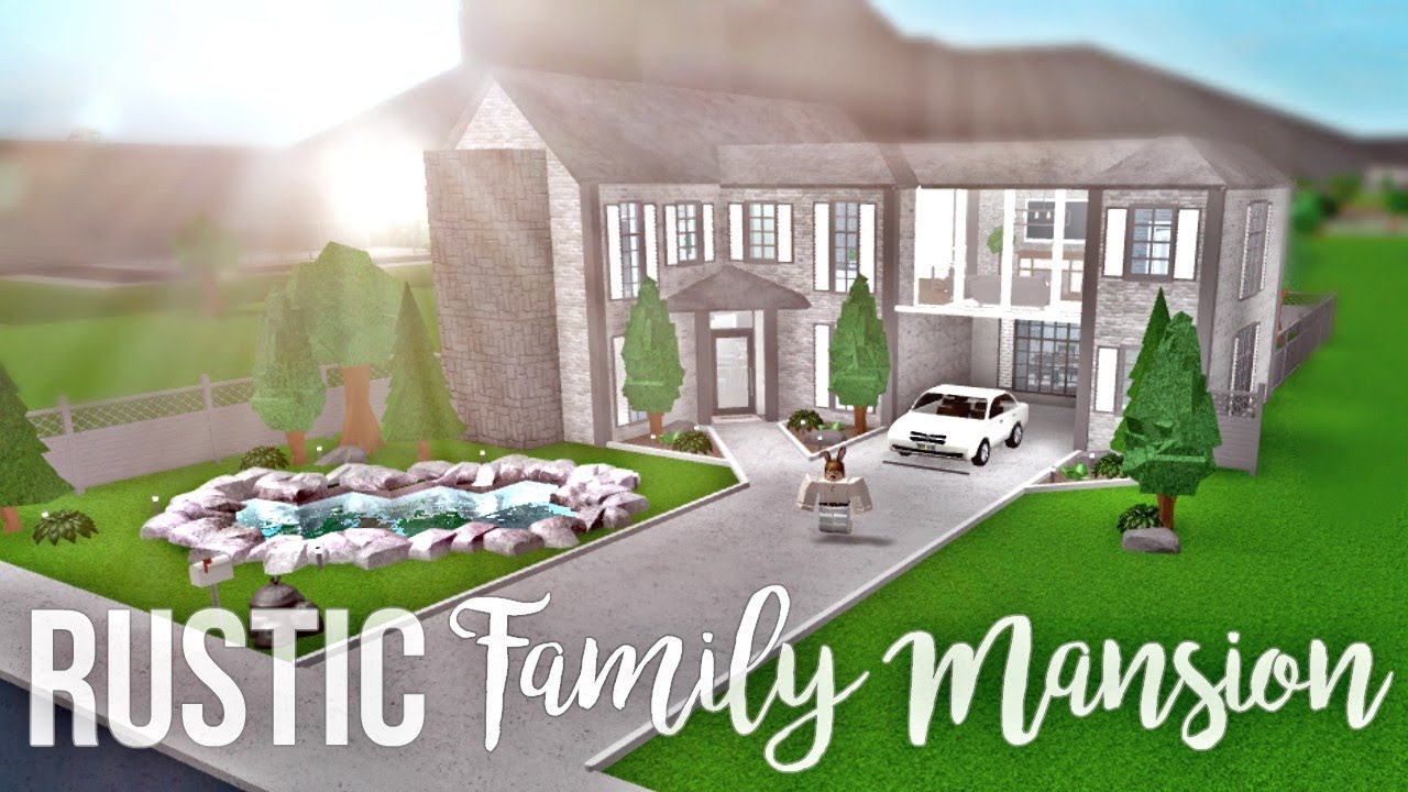 Bloxburg: Rustic Family Mansion 130K