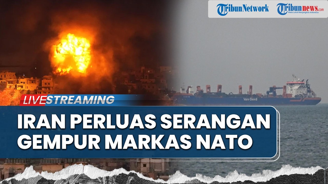 🔴Kapal Nuklir AS Dikejar Iran! Ditembak Meriam Mark 45, Markas NATO Digempur, 11 Ribu Tentara Diburu