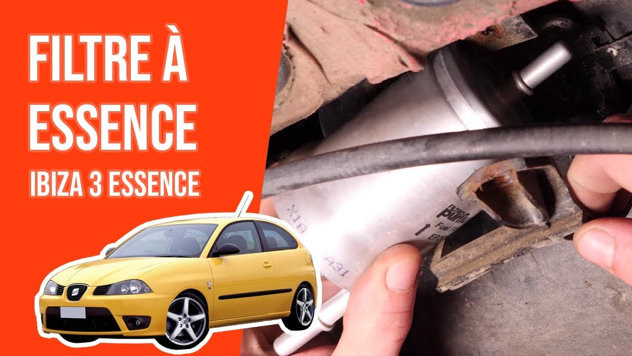 Changer le Filtre à Essence IBIZA 3 1.4 16V⛽