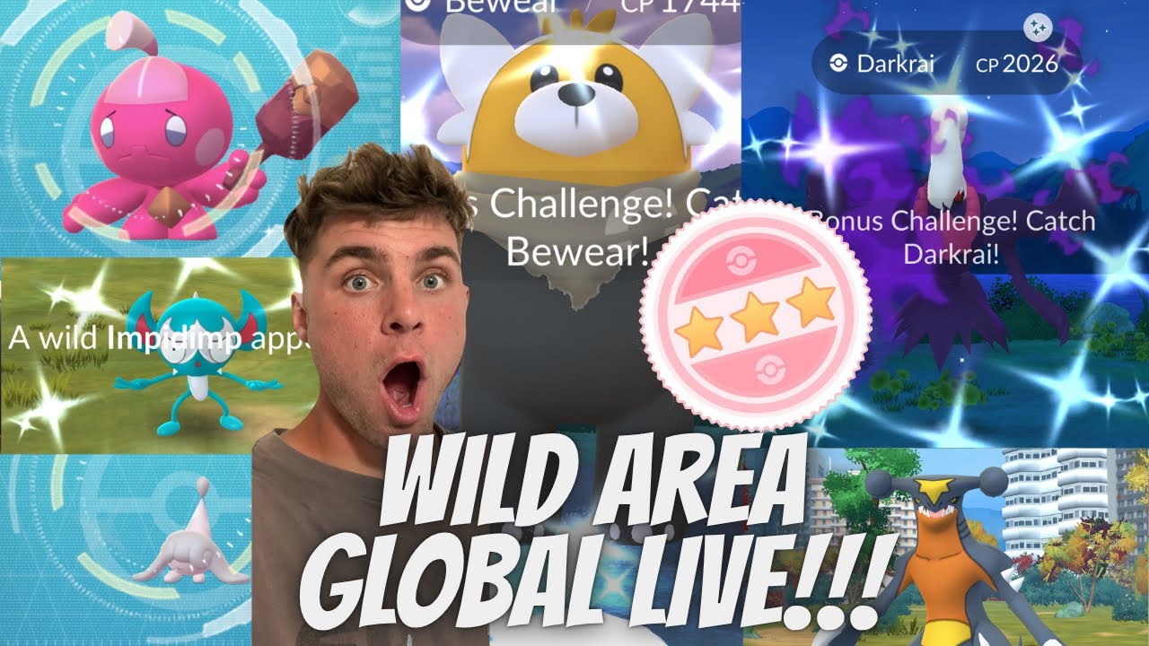 ✨GLOBAL WILD AREA and SHADOW DARKRAI in Pokemon Go LIVE!✨(DAY 2!!!)