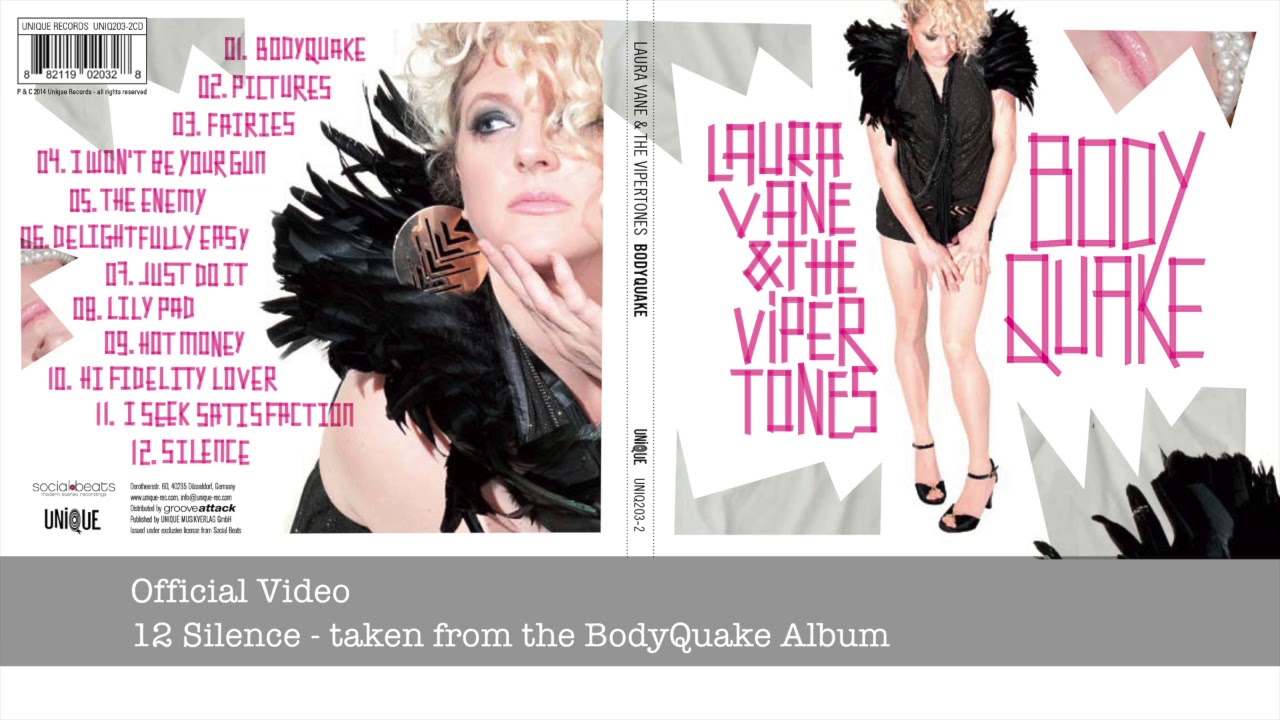 Silence - Laura Vane & The Vipertones - Taken from the Album BodyQuake - UNIQ 203