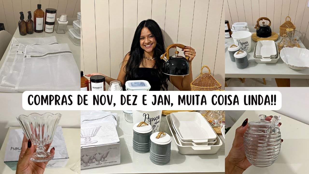 SUPER COMPRA DE ENXOVAL DE CASA NOVA NA SHOPPE!