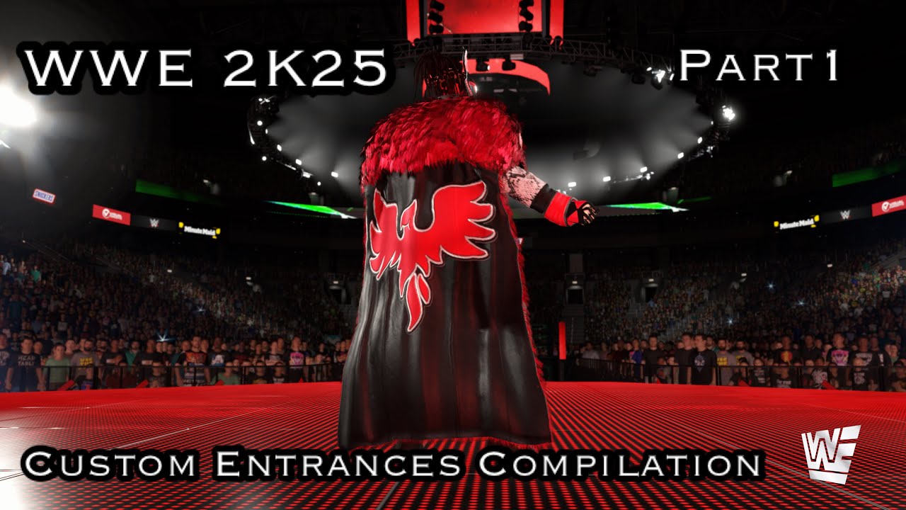 🔥 WWE 2K25 Custom Entrances Compilation | Original CAWs Showcase! 🔥