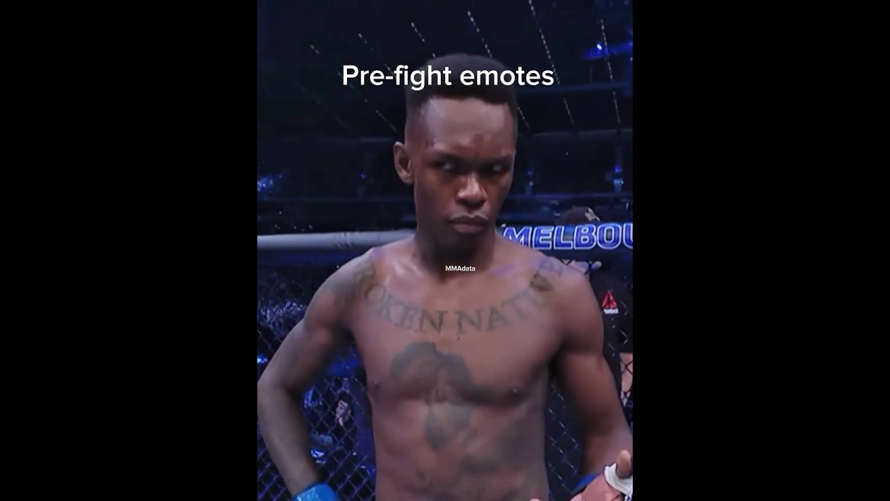POV: You unlocked all emotes before the boss fight 🎮😂 #mma #ufc #israeladesanya
