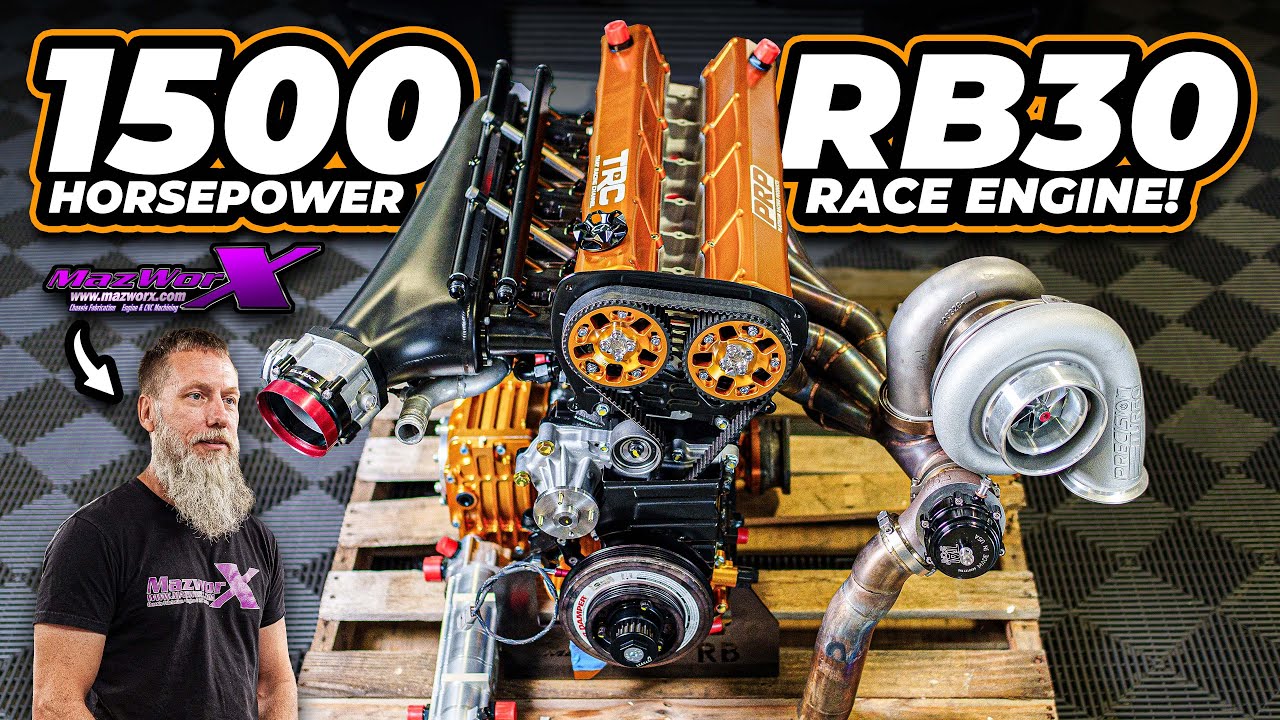 1500HP RB30 Race Engine Build | Full Start to Finish with Mazworx
