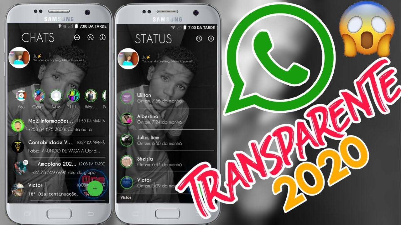 Como Instalar o Whatsapp Transparente 2020