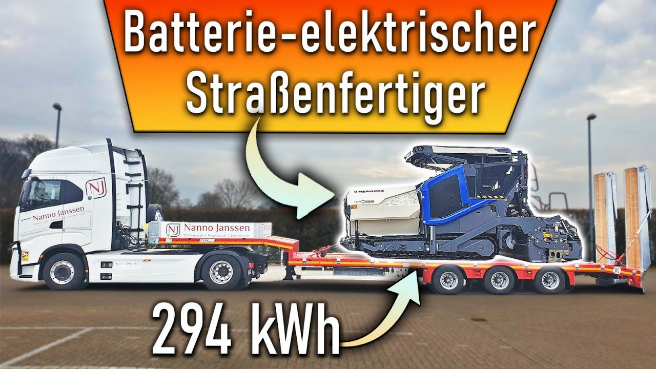 Mit dieser Ladung verbraucht mein E-LKW so viel Strom wie eine Kleinstadt (Baustellen Spezial)