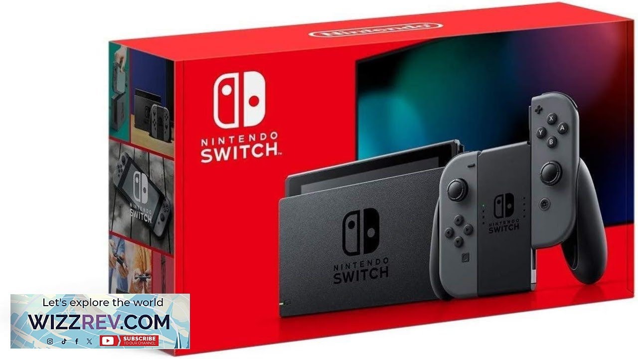 Nintendo Switch with Gray JoyCon HAC 001( 01)