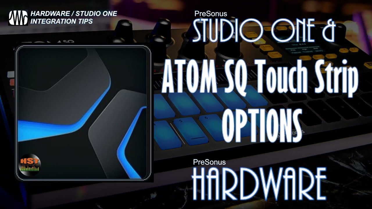 ATOM SQ Touch Pad Setup - Studio One 5 - Home Studio Trainer