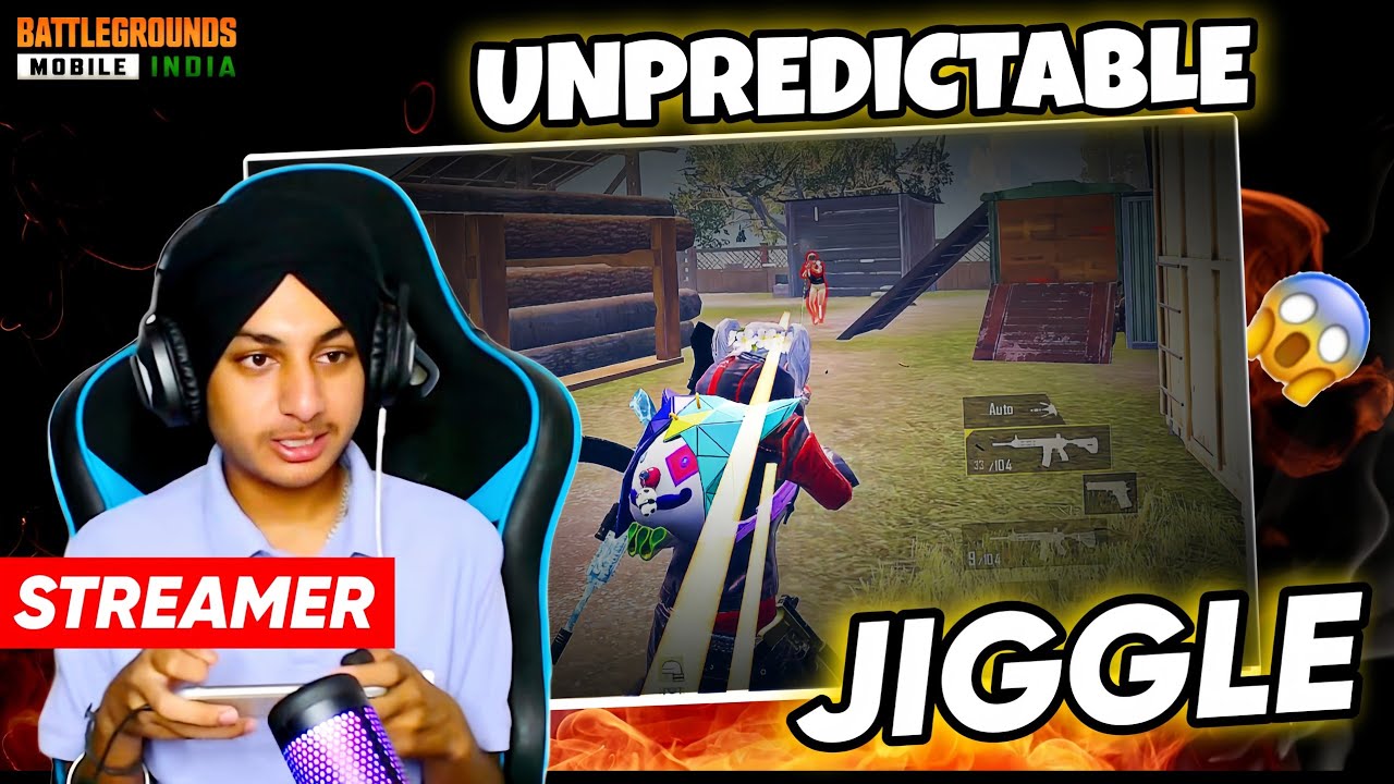 UNPREDICTABLE JIGGLE MOVEMENT AGAINST STREAMER🗿🤯 | JIGGLE TIPS |