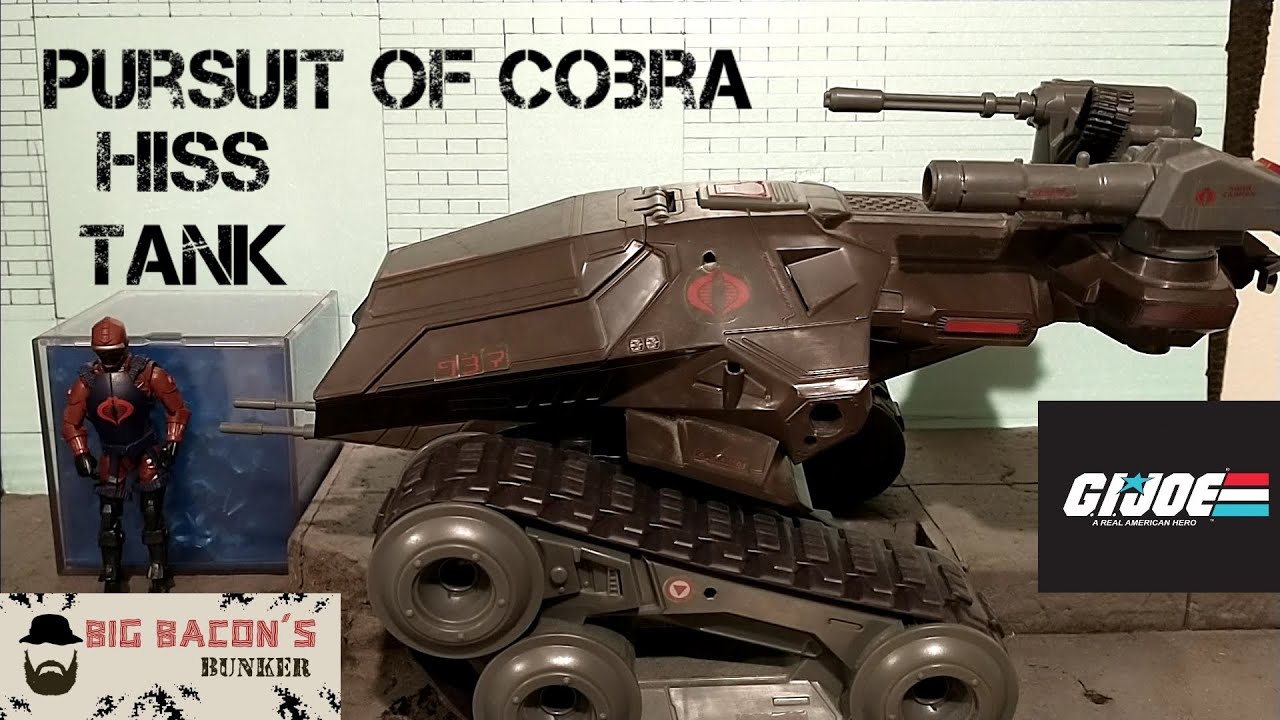 GI Joe Pursuit of Cobra Hiss Tank with Driver