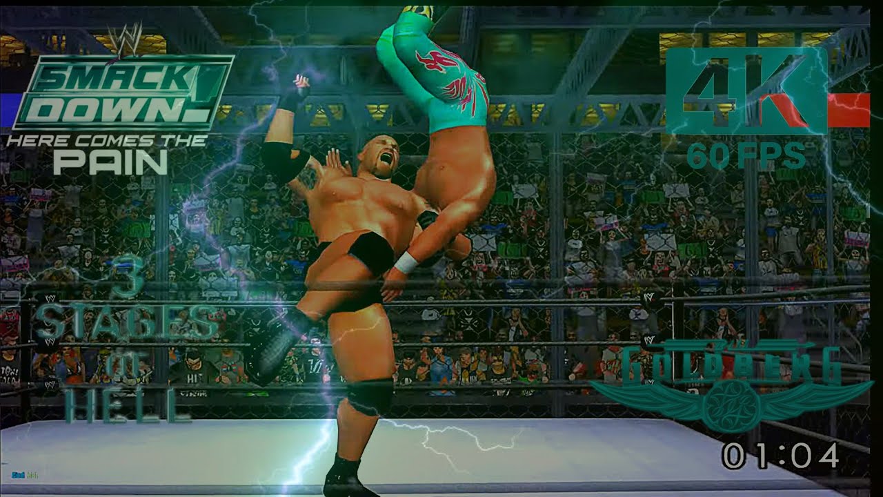 Goldberg vs Chavo Guerrero | 3 stages of Hell | SmackDown Here Comes the pain