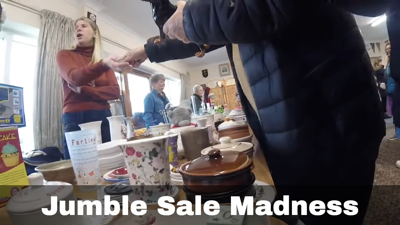 HIS HAGGLING WAS SO AGGRESSIVE! - Jumble sale madness...