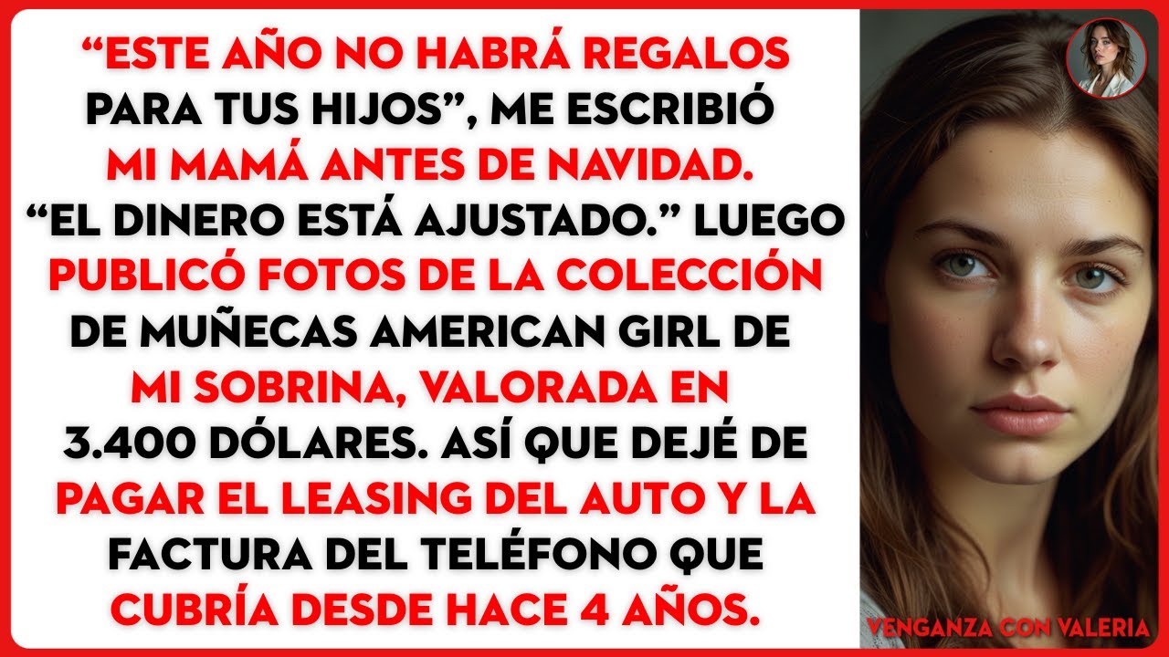 “Este año no habrá regalos para tus hijos”, me escribió mi mamá antes de Navidad. “El dinero está...
