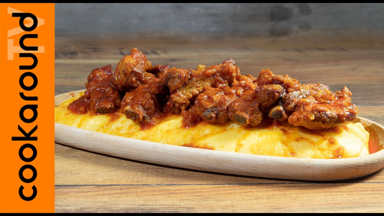 Polenta al sugo di costolette