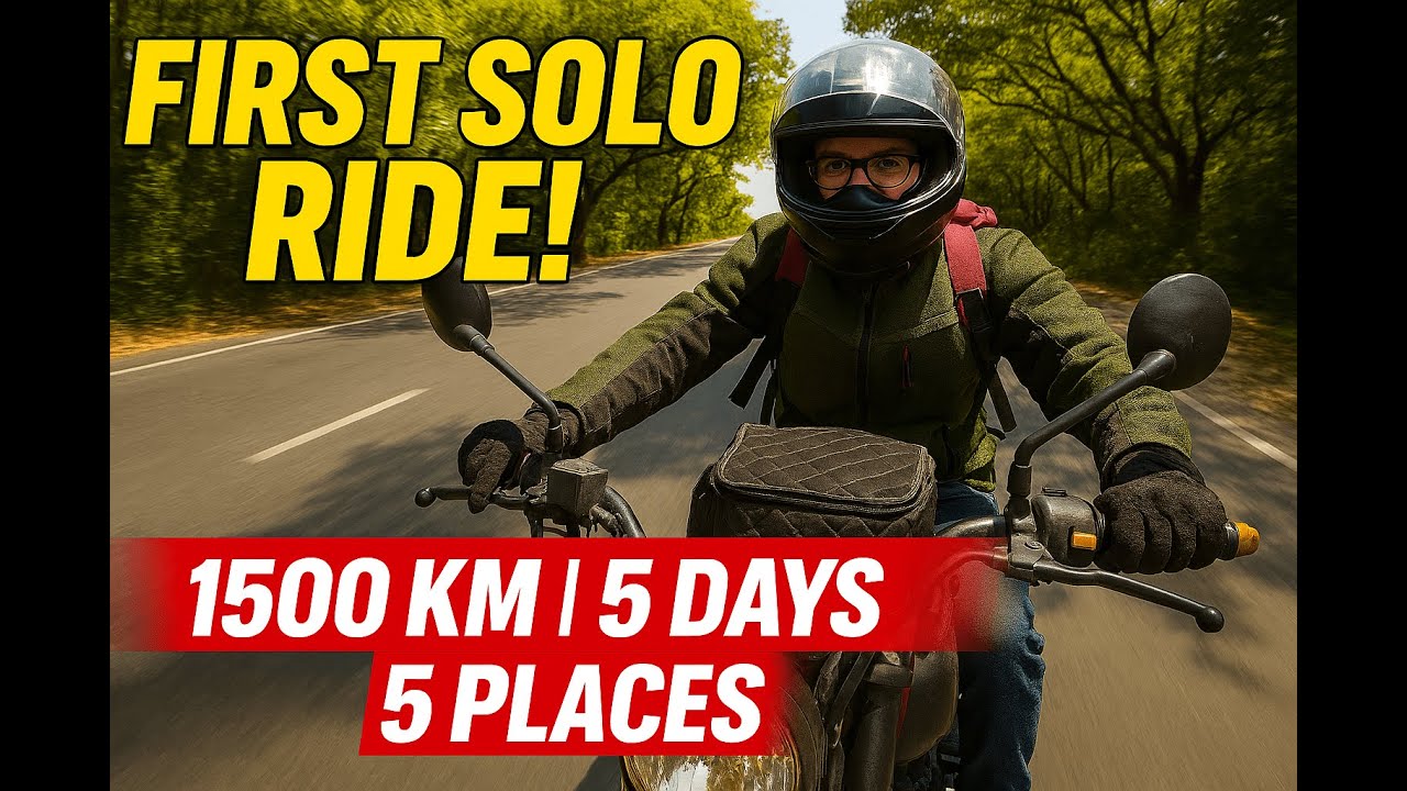 My First Long and Solo Ride | Royal Enfield Scram 440