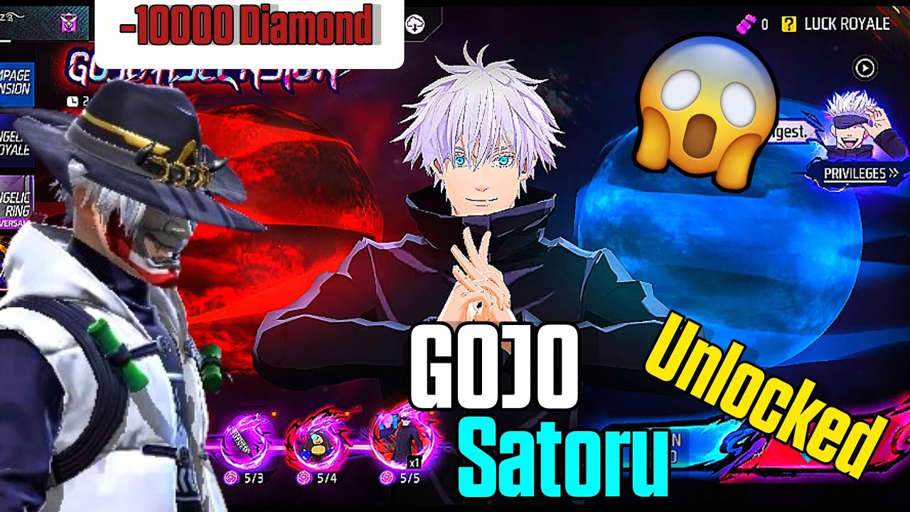 I SPENT ALL MY DIAMONDS FOR GOJO SATORU 😭💎 Was It Worth It?? | Free Fire Gojo Bundle Unlock