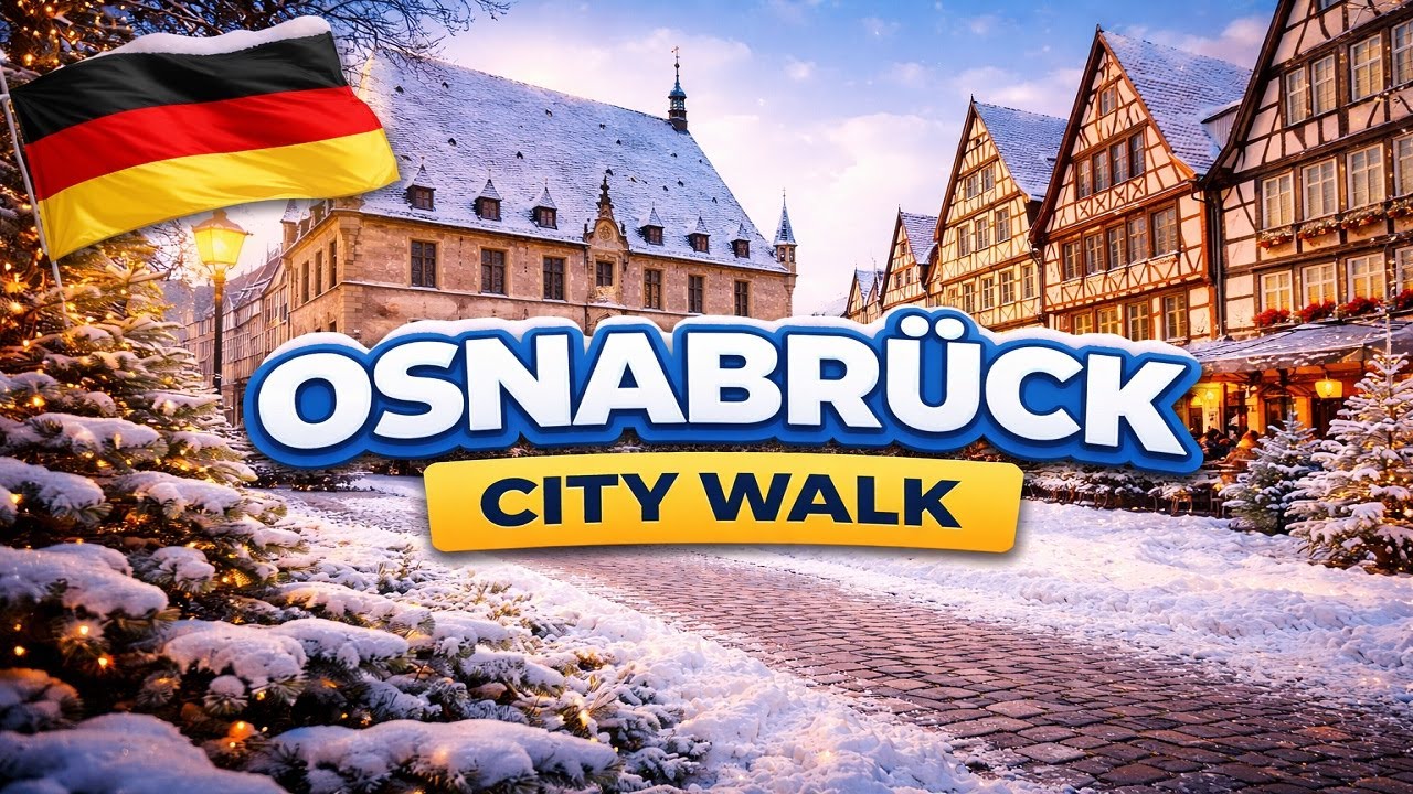 Osnabrück City Center 🇩🇪 | Historic Rathaus, German Architecture & City Walk