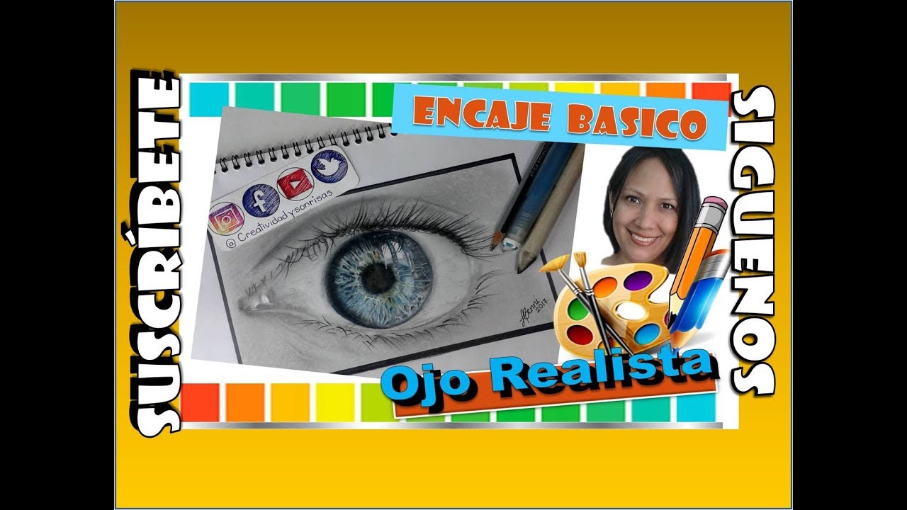 FONDEADO DE OJO REALISTA proceso rapido