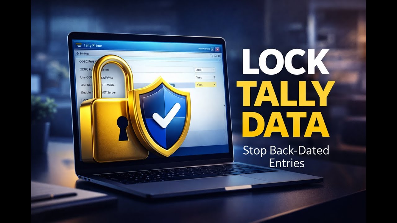 Tally Prime Audit Tool: Data Locking, Task Lists & Email Reporting TDL |